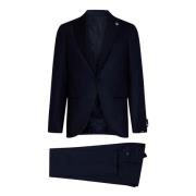 Single Breasted Suits Lardini , Blue , Heren