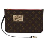 Pre-owned Canvas clutches Louis Vuitton Vintage , Brown , Dames