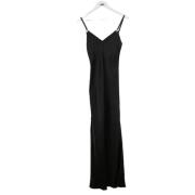 Pre-owned Silk dresses Ralph Lauren Pre-owned , Black , Dames