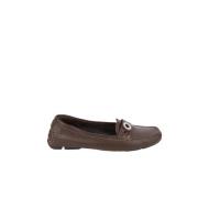 Pre-owned Leather flats Bally Pre-owned , Brown , Dames