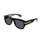 Zwart Grijs Zonnebril Gg1517S 001 Gucci , Black , Heren