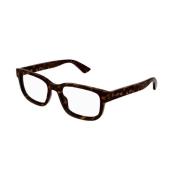 Stijlvolle Havana Frame Bril Gucci , Brown , Dames