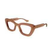 Bruin Frame Zonnebril Gg1555O 004 Gucci , Brown , Dames