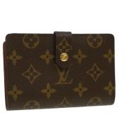 Pre-owned Canvas wallets Louis Vuitton Vintage , Brown , Dames