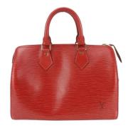 Pre-owned Leather louis-vuitton-bags Louis Vuitton Vintage , Red , Dam...