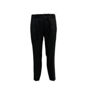 Stijlvolle wolblend broek Michael Coal , Black , Heren