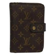 Pre-owned Canvas wallets Louis Vuitton Vintage , Brown , Dames