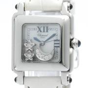Pre-owned Leather watches Chopard Pre-owned , White , Dames