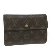 Pre-owned Canvas wallets Louis Vuitton Vintage , Brown , Dames