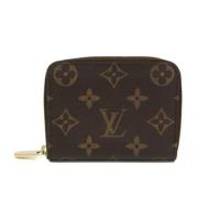 Pre-owned Canvas wallets Louis Vuitton Vintage , Brown , Dames