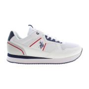 Witte Vetersport Sneakers U.s. Polo Assn. , White , Heren