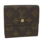 Pre-owned Canvas wallets Louis Vuitton Vintage , Brown , Dames