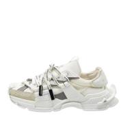 Pre-owned Leather sneakers Dolce & Gabbana Pre-owned , White , Heren