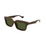 Bruin Transparante Zonnebril Gg1543S Model Gucci , Brown , Heren