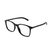 Zwarte Stijlvolle Mb0327O Zonnebril Montblanc , Black , Unisex