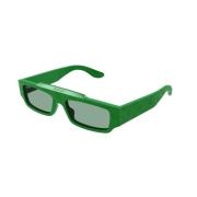 Groene Lens Zonnebril Gg1592S Gucci , Green , Heren