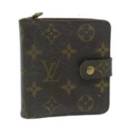 Pre-owned Canvas wallets Louis Vuitton Vintage , Brown , Dames