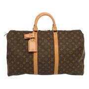 Pre-owned Canvas louis-vuitton-bags Louis Vuitton Vintage , Brown , Da...