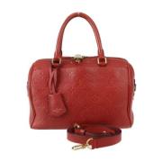 Pre-owned Leather louis-vuitton-bags Louis Vuitton Vintage , Red , Dam...