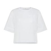 Retro Witte T-shirts en Polos Seventy , White , Dames