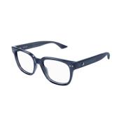 Blauw Stijlvolle Bril Montblanc , Blue , Unisex