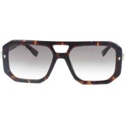 Stijlvolle zonnebril met uniek ontwerp Dsquared2 , Brown , Heren