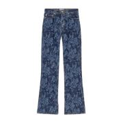 Klassieke Denim Jeans voor Dagelijks Gebruik Ganni , Blue , Dames