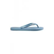 Glitter Iridescent Slim Flip Flops Havaianas , Blue , Dames