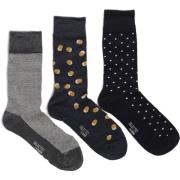 Heren Sokken Jase 3-Pack Cadeaubox Selected Homme , Multicolor , Heren