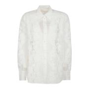 Bloemen Kant Shirt Zimmermann , White , Dames