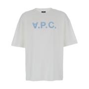 Witte T-shirt Over Polos A.p.c. , White , Heren