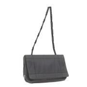 Pre-owned Nylon shoulder-bags Prada Vintage , Gray , Dames