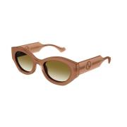 Bruin Bruin Zonnebril Gg1553S 004 Gucci , Brown , Dames