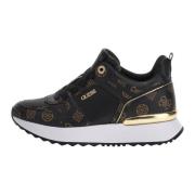 Zwarte Dames Sneakers Stijlvol Trendy Guess , Black , Dames