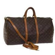 Pre-owned Canvas louis-vuitton-bags Louis Vuitton Vintage , Brown , Da...