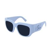 Licht Blauw Blauw Zonnebril Gg1545S Gucci , Blue , Unisex