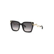 Zwarte Zonnebril Rook Gradient Lens Roberto Cavalli , Black , Dames