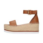 Luxe Espadrilles Glyn See by Chloé , Brown , Dames