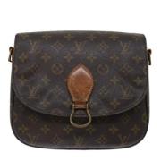 Pre-owned Canvas louis-vuitton-bags Louis Vuitton Vintage , Brown , Da...