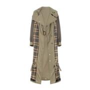 Stijlvolle Trenchcoat voor Vrouwen Maison Margiela , Brown , Dames