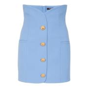 Geknoopte tulprok Balmain , Blue , Dames