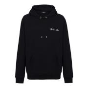 Handtekening hoodie Balmain , Black , Heren