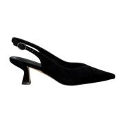 Puntige Neus Hak Schoen Gesp Sluiting Alma EN Pena , Black , Dames