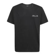 Zwarte T-shirts & Polos Ss24 Balmain , Black , Heren