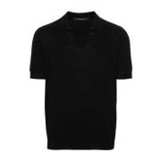 Polo Shirts Tagliatore , Black , Heren