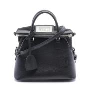 Pre-owned Leather handbags Maison Margiela Pre-owned , Black , Dames