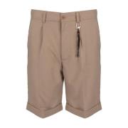 Eenvoudige Shorts Rits Knoop Zakken Italië Xagon Man , Beige , Heren