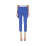 Blauwe Weekendbroek Elegante Horloge Max Mara Weekend , Blue , Dames