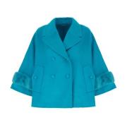 Stijlvolle Jassen voor Elke Gelegenheid Ermanno Scervino , Blue , Dame...