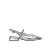 Platte slingback schoen met kristallen Alma EN Pena , Gray , Dames